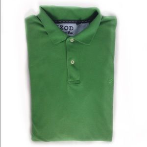 IZOD Polo Classic Green Collar Golf Shirt